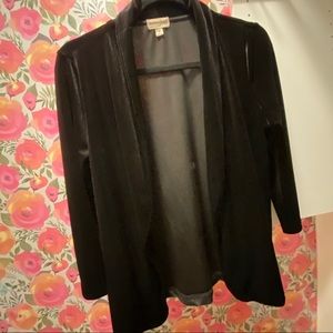 Maison Jules size M black velvet blazer